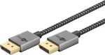 DisplayPorti kaabel 2.0/2.1 &otilde;huke (h&otilde;bedane/must, 1 meeter)