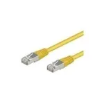 Wentronic Goobay CAT 5e paigalduskaabel, F/UTP, kollane, 20 m - CCA vase segu (50867)