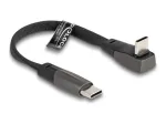 DeLOCK USB 2.0 lame lintkaabel USB USB-C isane USB USB-C isasele nurga all PD 3.0 60 W 14 cm must