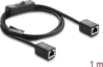 DELOCK RJ45 Cat.6 F/UTP 1 m v&otilde;rgukaabel sisseehitatud l&uuml;litiga (BUBU)