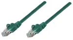 Intellinet v&otilde;rguparanduskaabel, Cat6, 0,25 m, roheline, vask, S/FTP, LSOH / LSZH, PVC, RJ45, kullatud kontaktid, konksuvaba, kaitstud, eluaegne garantii