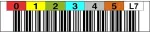 ASTAR LTO7 v&ouml;&ouml;tkoodisiltide rull LTO7100199, horisontaalsed sildid 000100&ndash;000199