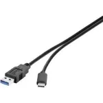 USB-kaabel Renkforce USB Type A kuni USB-C 3.1 1.8 m