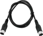 MIDI-kaabel 5‑kontaktiline Omnitronic 1,2 m &ndash; tasakaalustatud DIN-pistik MIDI-seadmetele