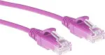 ACT roosa 2-meetrine LSZH U/UTP CAT6 andmekeskuse &otilde;huke &uuml;henduskaabel RJ45 pistikutega