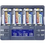 Akulaadija Voltcraft P9-4 9V plokkpatareidele &mdash; &uuml;hildub NiCd, NiMH ja Li-Ioniga