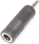 e+p GS 32 3,5 mm stereopistik (M) 6,35 mm stereopesa (F) must kaabli liidese adapter (GS 32)
