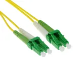 ACT 1 meeter LSZH Singlemode 9/125 OS2 kiudoptiline patch-kaabel duplex LC/APC8 pistikutega