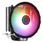 &Otilde;hkjahuti AEROCOOL Rave 3 FRGB 120 mm Must Valge &mdash; 4 soojustoru, ARGB, h&uuml;drauliline laager, 1800 p/min