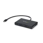 StarTech.com 3-pordiline mitme monitori adapter &ndash; Mini DisplayPort&ndash;HDMI MST-jaotur &ndash; kolmekordne 1080p v&otilde;i kahekordne 4K 30 Hz &ndash; videol&otilde;hestaja laiendatud t&ouml;&ouml;lauarežiimile ainult Windowsis &ndash; mDP 1.2 3x HDMI-le