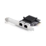 StarTech.com 2-pordine 5G Gigabit PCIe v&otilde;rguadapteri kaart, 5G/2.5G/1G/100M/10M PCI Express LAN-kaart, Realtek RTL8126, Windows ja Linux, TAA-&uuml;hilduv