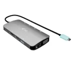 Dokkimisjaam ITEC i-tec USB-C Metal Nano 3x Display (DP, HDMI, VGA) Power Delivery 100 W, 4x USB-A, Gigabit Ethernet