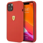 Ferrari FESSIHCP13SRE Silikoonist k&otilde;va &uuml;mbris Apple iPhone 13 mini 5,4 inch punane