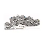 WAGO 2005-7646 L&auml;biv klemmliist, 3-juhiline, 400V, 24A, 2,5mm&sup2;, hall
