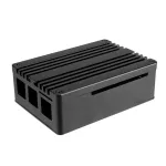 Akasa Pi-4 korpus - anodeeritud alumiinium - must