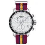 TISSOT T-Sport Quickster Chronograph meeste kell 42mm must sihverplaat NATO rihm T0954171707