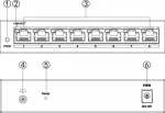 Hikvision DS-3E1508-EI(V2) 8-Port Gigabit Smart Managed PoE+ Switch