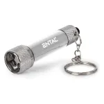 ENTAC 5 LED Keychain Flashlight Silver