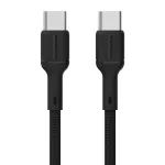 Dudao L9C USB-C to USB-C 1m Must Laadimis- ja Andmekaabel