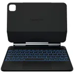 Typecase Edge klaviatuuriga &uuml;mbris iPad Air 11 M2 2024 / M3 2025 / M4 2026, s&uuml;sinikkiud, must