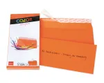 ELCO Color &Uuml;mbrik C5/6 (114 x 229 mm), aknata, isekleepuv, 100 g/m&sup2;, oranž, 25 tk (74617.82)