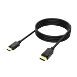 Akasa 16K DisplayPorti kaabel - 2 m must (AK-CBDP27-20BK)