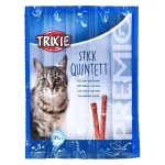 Kassimaiused Trixie Premio Sticks mustaks suitsutatud l&otilde;he forelliga, lisas&ouml;&ouml;t, 5 x 5 g (25 g)