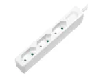 Pikendusjuhe LogiLink LPS229 1,5 m 3 vahelduvvoolupesa siseruumidesse valge