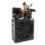 Toiteplokk QOLTEC Gaming Miner 1600W Gold, 1600 W, ATX, Kuldne t&otilde;husus