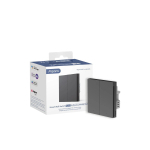 AQARA Smart Wall Switch H1 EU (ilma neutraalita, topeltklahv) (WS-EUK02-G), hall - Zigbee seinl&uuml;liti topeltreleega