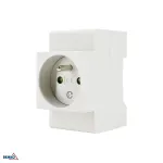 Schelinger A17-FS16 DIN-siinile paigaldatav pistikupesa, 2P+PE, 16 A, 250 V