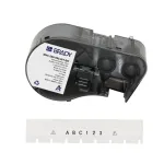 BRADY M4C-250-595-WT-BK valge pol&uuml;ester termosiirdeetikettide rull BMP41/BMP51/BMP53/M511 jaoks, 38,1 mm x 25,4 mm, 250 etiketti