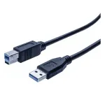 Exertis Connect USB 3.0 Type-A isane Type-B isase kaabel, 0,5 m, must 532463