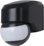 HEINRICH KOPP 823805017 PIR-liikumisandur, seinale kinnitatav, must, 180&deg;, 12 m ulatus, IP44