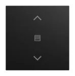 BUSCH-JAEGER Klahv Kate 1-kohaline Black Matt (2CKA006199A0547)