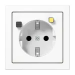 Jung LS5520.30WW FI-SCHUKO pistikupesa RCD-ga 30 mA, Alpine White