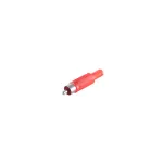 S/CONN maximum connectivity RCA pistik, punane 51400-R