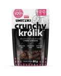 Koerakr&otilde;binad UNISZKI Crunchy Rabbit with Mint and Nettle 80 g &mdash; k&uuml;&uuml;likuliha, piparm&uuml;ndi ja n&otilde;gesega kr&otilde;bedad suupisted