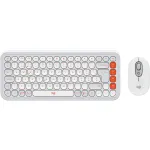 Logitech POP Icon Combo Bluetooth QWERTZ Swiss hiir ja klaviatuur oranž valge