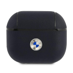 BMW BMA3SSLNA ehtsast nahast h&otilde;bedase logoga &uuml;mbris Apple AirPods 3-le, tumesinine