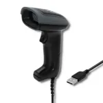 K&auml;eshoitav v&ouml;&ouml;tkoodilugeja QOLTEC 50863 &mdash; 1D/2D skanner, USB-juhtmega, LED-andur, must, 5V, 1,8 m kaabel