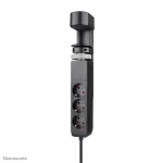 Neomounts DS22-840BL6 lauapesa koos kinnitusklambri ja USB-C ning USB-A portidega - kiirlaadimine
