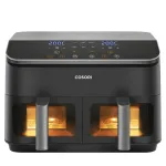 Cosori Dual Basket Chef Edition Double 8,5 L Eraldiseisev 1750 W Kuum&otilde;hufrit&uuml;&uuml;r Must, H&otilde;bedane