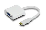 MicroConnect HDMIVGA HDMI Mini (C-t&uuml;&uuml;p) &ndash; VGA adapter, M-F, valge