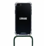 Kaelarihmakorpus iPhone Xs Max, Lookabe &mdash; kuldne rohelise rihmaga