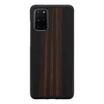 Kaitse&uuml;mbris Samsung Galaxy S20+ jaoks &mdash; mees ja puit &mdash; eebenmust