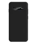 eSTUFF MADRID ES673154-BULK tagakate Samsung Galaxy S10 jaoks, silikoon, must