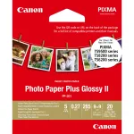 Canon PP-201 Glossy II fotopaber Plus 3,5 x 3,5&rdquo; &ndash; 20 lehte