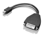 Lenovo 0B47090 videokaabli adapter 0,2 m Mini-DisplayPort SL-DVI Must