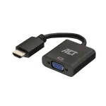 ACT 0,15 meetrit, HDMI-A-pistik VGA emasesse adapter, heliga